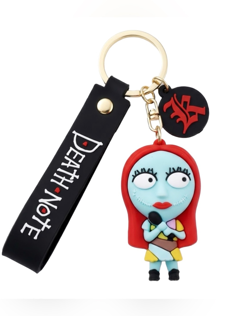 Disney Nightmare Before Christmas Sally Silicone Keychain Bag Charm